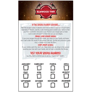 Smoke Alarm Info Magnet, Custom - MG1860