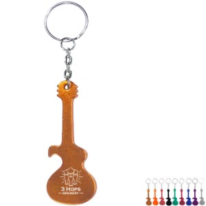 Guitar Aluminum Bottle Opener Key Chain - NU1040