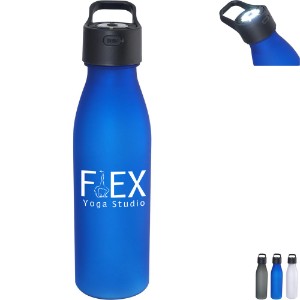 Silhouette Flashlight Water Bottle, 23oz. - AL3519