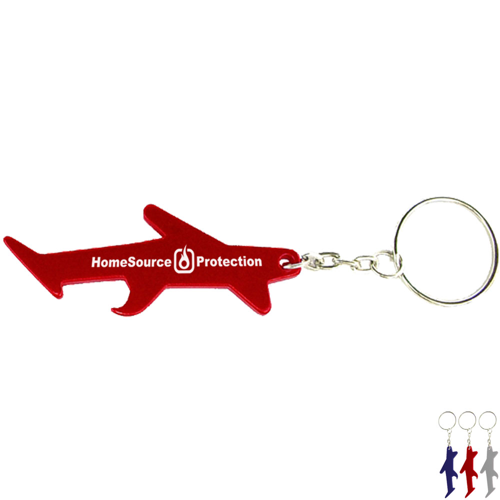 Product Photo 1 Airplane Aluminum Bottle Opener Key Chain