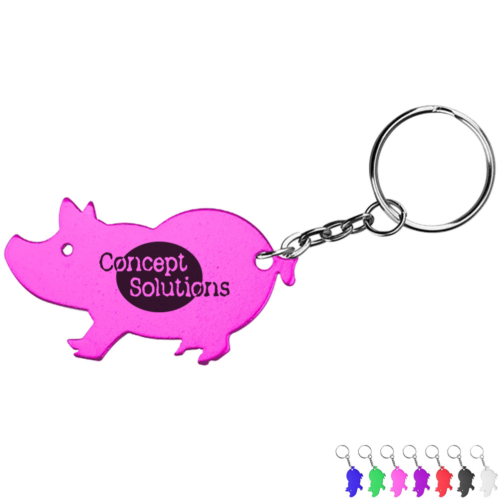 Product Photo 1 Pig Aluminum Bottle Opener Key Chain