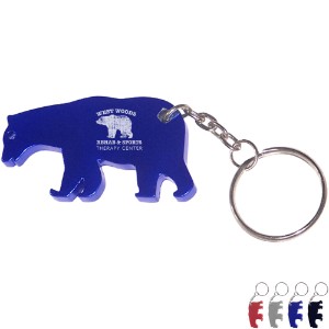 Bear Aluminum Bottle Opener Key Chain - NU1080
