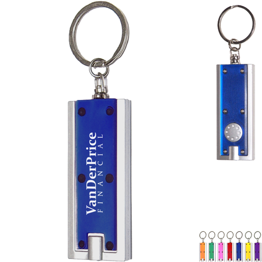 Product Photo 1 Translucent Rectangular LED Key Chain