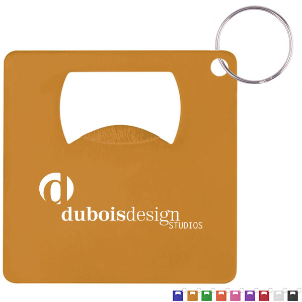 Product Photo 1 Square Aluminum Bottle Opener Key Chain
