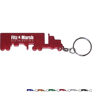 Truck Aluminum Bottle Opener Key Chain - NU1145