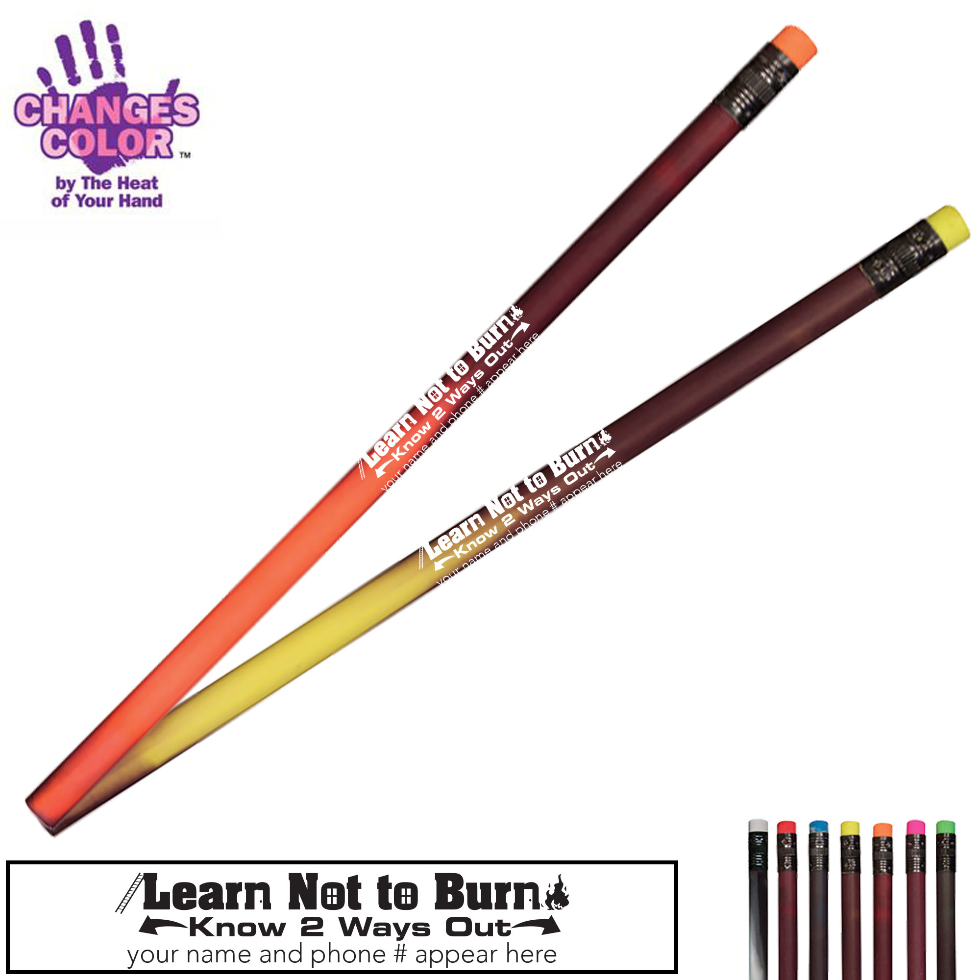 Product Photo 1 Learn Not to Burn Know 2 Ways Out Mood Shadow Color Changing Pencil