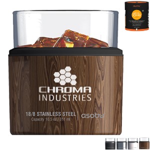 Asobu® Stainless Steel On the Rocks Kuzie & Old Fashioned Glass, 10.5oz. - DN1880