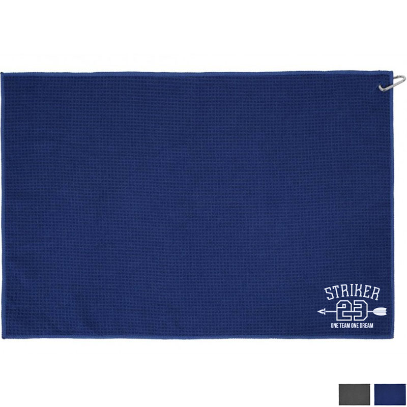 Product Photo 1 Waffle Microfiber Golf Towel, 16" x 24"