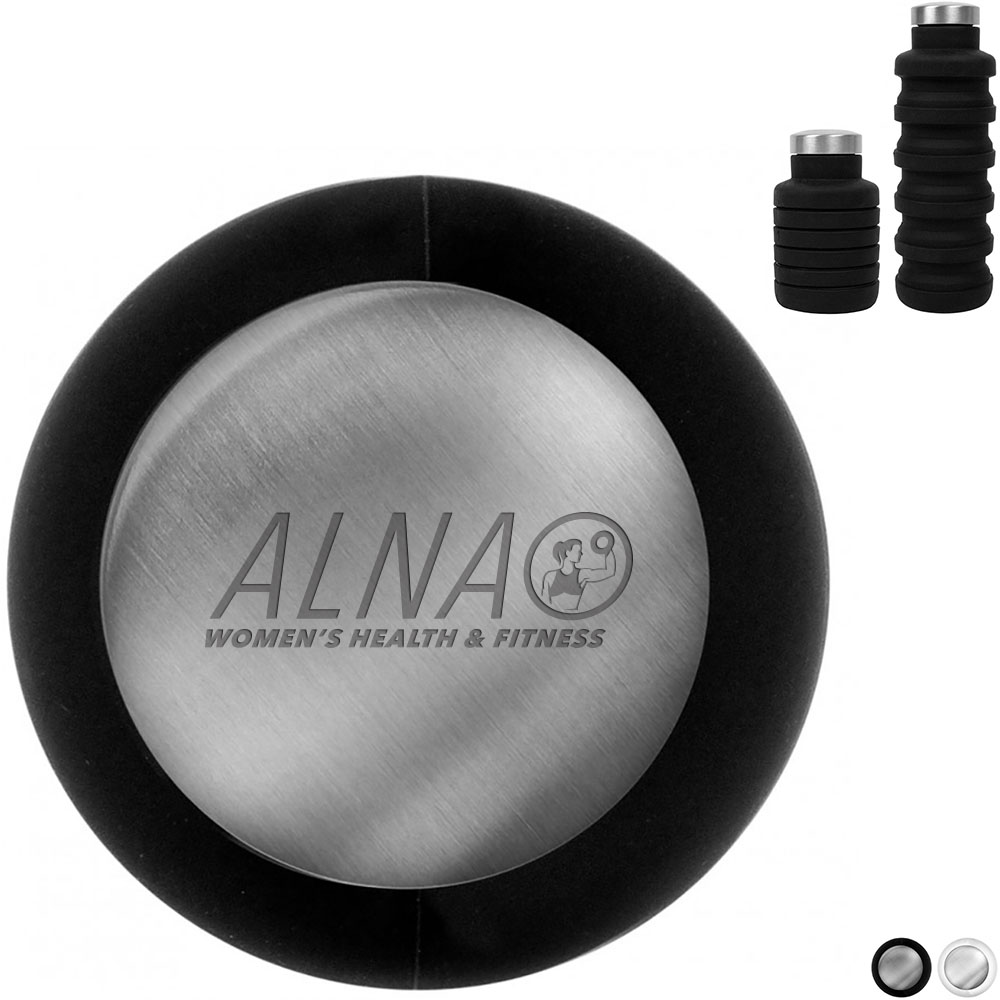 Product Photo 1 Collapsible Silicone Water Bottle, 17oz.