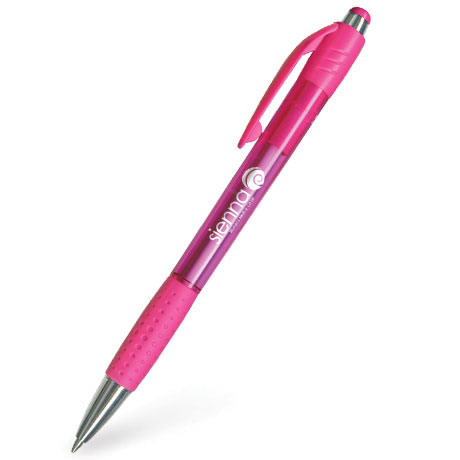 Product Photo 1 Translucent Pink Dimple Grip Pen