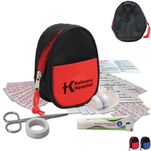 Zippered Polyester Tote First Aid Kit - CLOSEOUT! - GY3137
