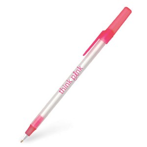 BIC® Round Stic® Clear Colors, Pink - BC1071