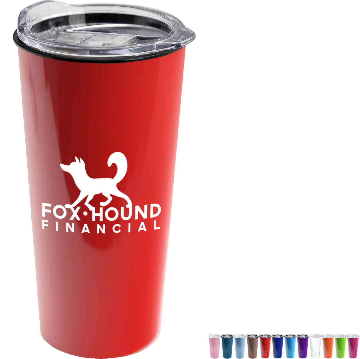 Product Photo 1 The Roadmaster Travel Tumbler w/ Clear Slide Lid, 18oz.