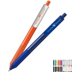 Alamo Vivid Retractable Pen w/ Full Color XL Clip - RT1416
