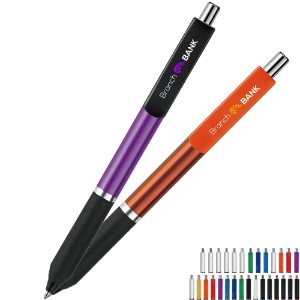 Alamo Shine Retractable Pen w/ Full Color XL Clip - RT1421