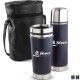 Leatherette Tumbler / Vacuum Bottle Set