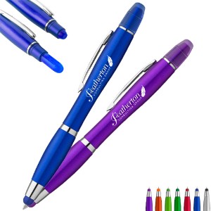 Curvaceous Metallic Stylus Highlighter Pen - SD5509