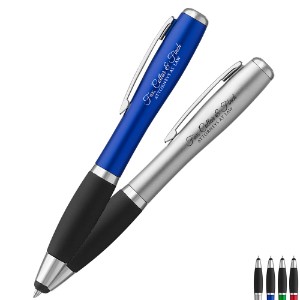 Curvaceous Stylus Ballpoint with Light - SD5512