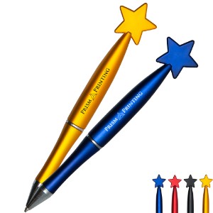Metal-Look Star Pen - AF1018
