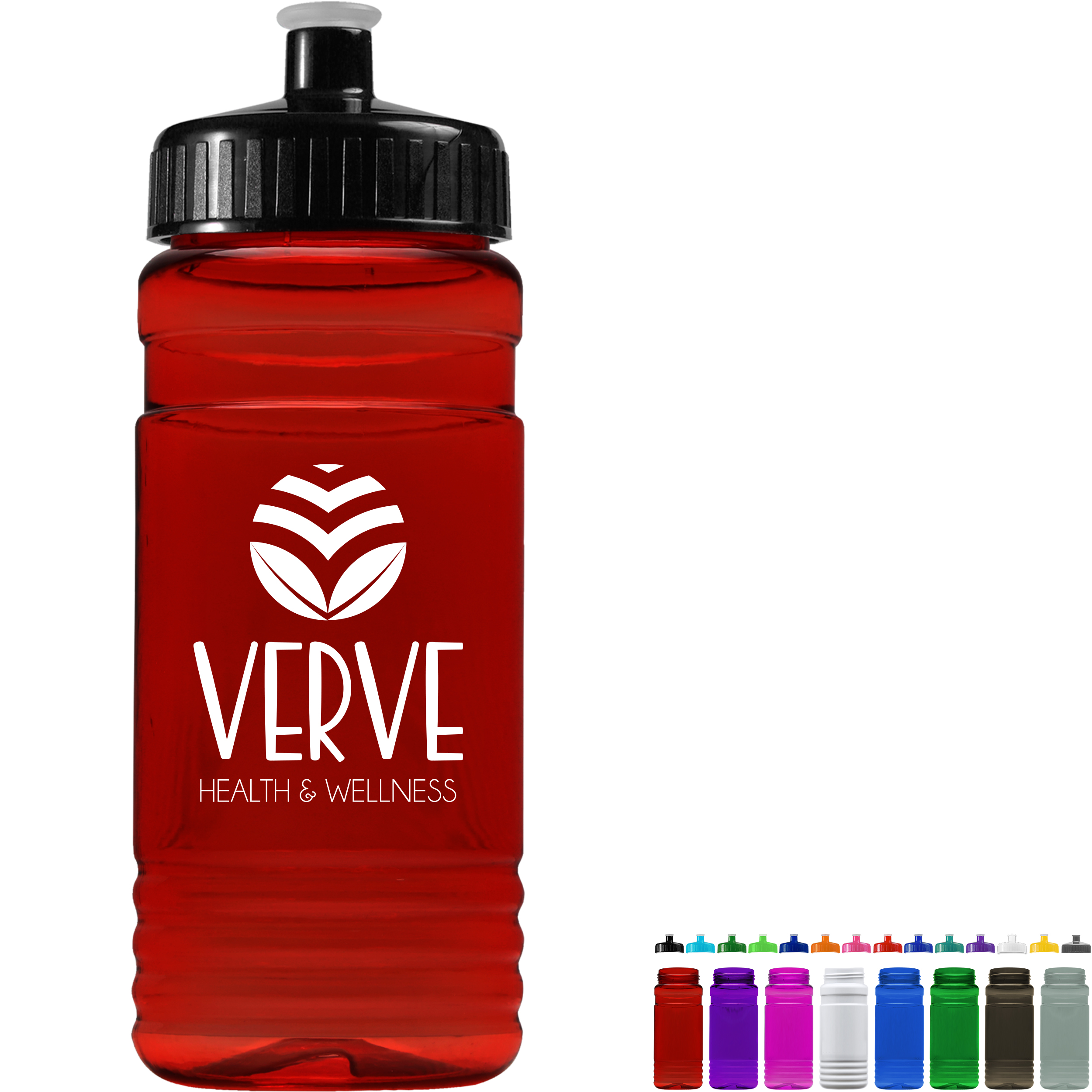 Product Photo 1 UpCycle rPET Bottle w/ Push Pull Lid, 20oz.