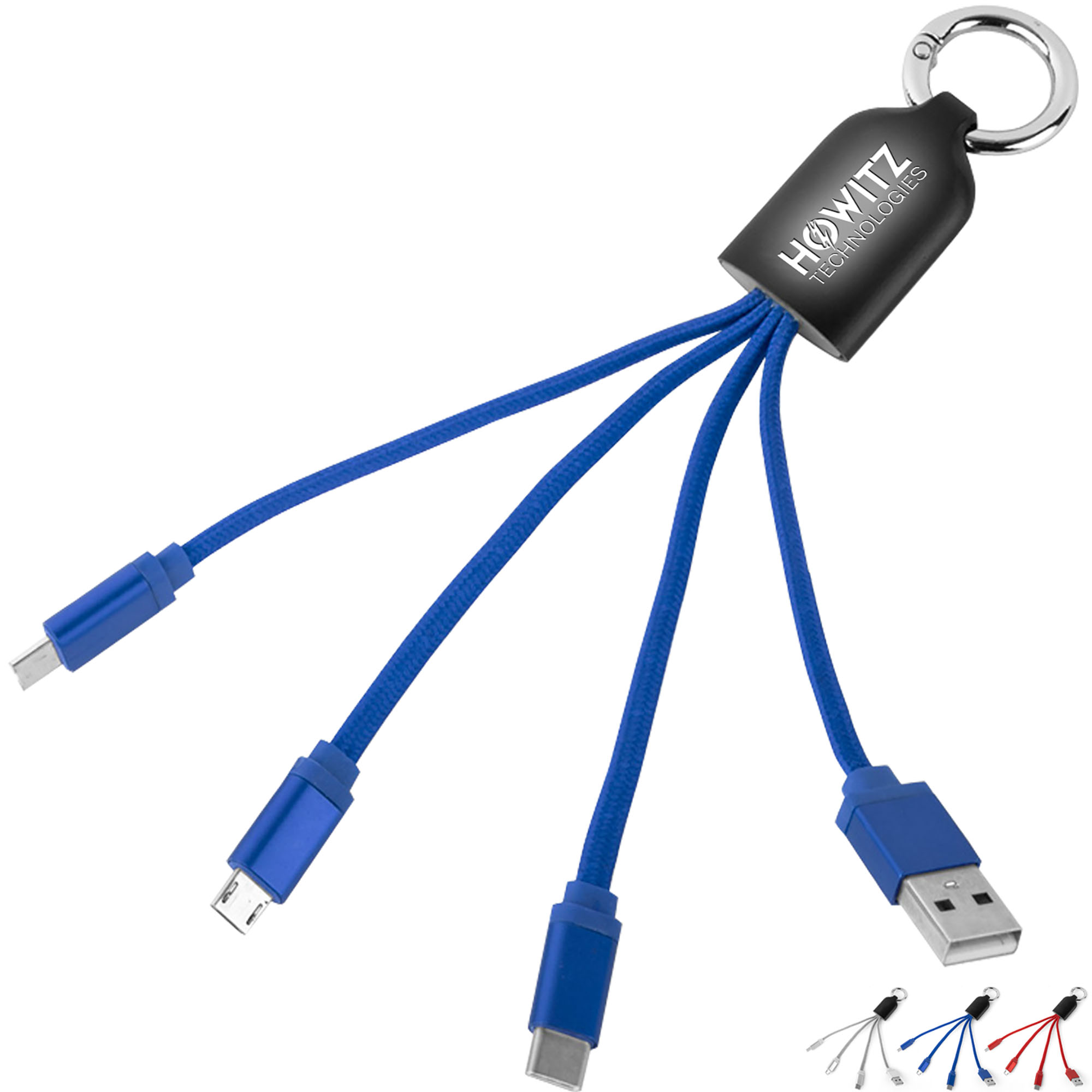 Product Photo 1 Jellyfish Light-Up Braided Charging Cable