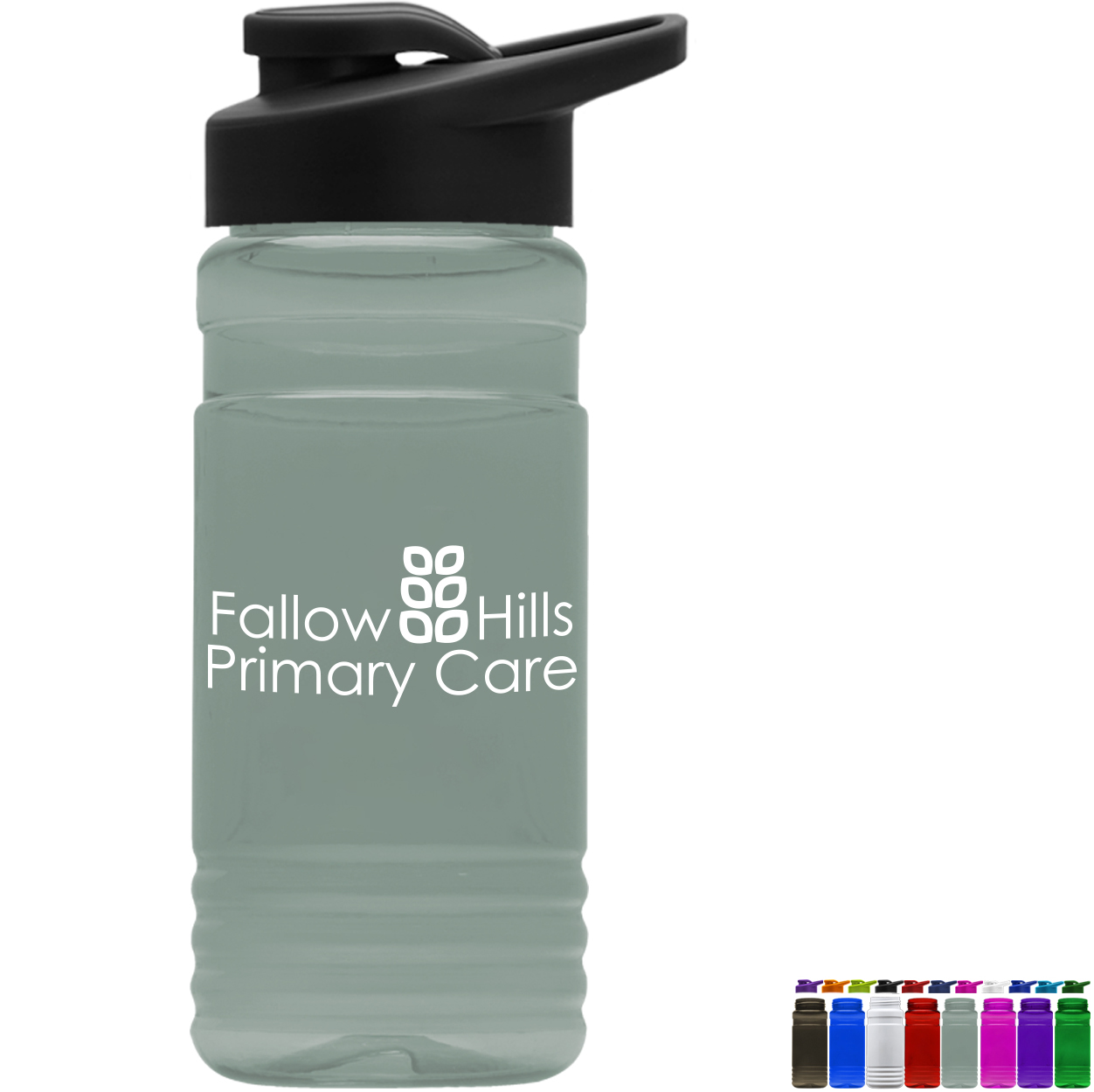 Product Photo 1 UpCycle rPET Bottle w/ Drink-Thru Lid, 20oz.