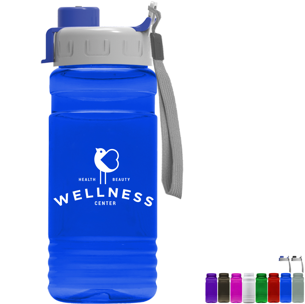 Product Photo 1 UpCycle rPET Bottle w/ Quick Snap Lid, 20oz.