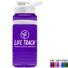 Photo 15 UpCycle rPET Bottle w/ Drink Thru Lid & Grip Band, 20oz.