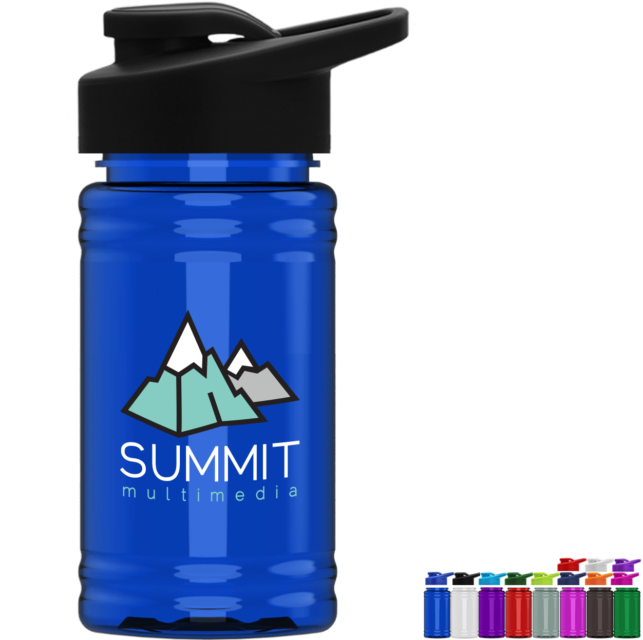 Product Photo 1 UpCycle Mini rPET Sports Bottle w/ Drink Thru Lid, 16oz.