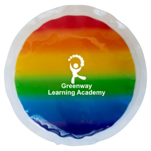 Rainbow Circle Gel Beads Hot & Cold Pack - AF1032