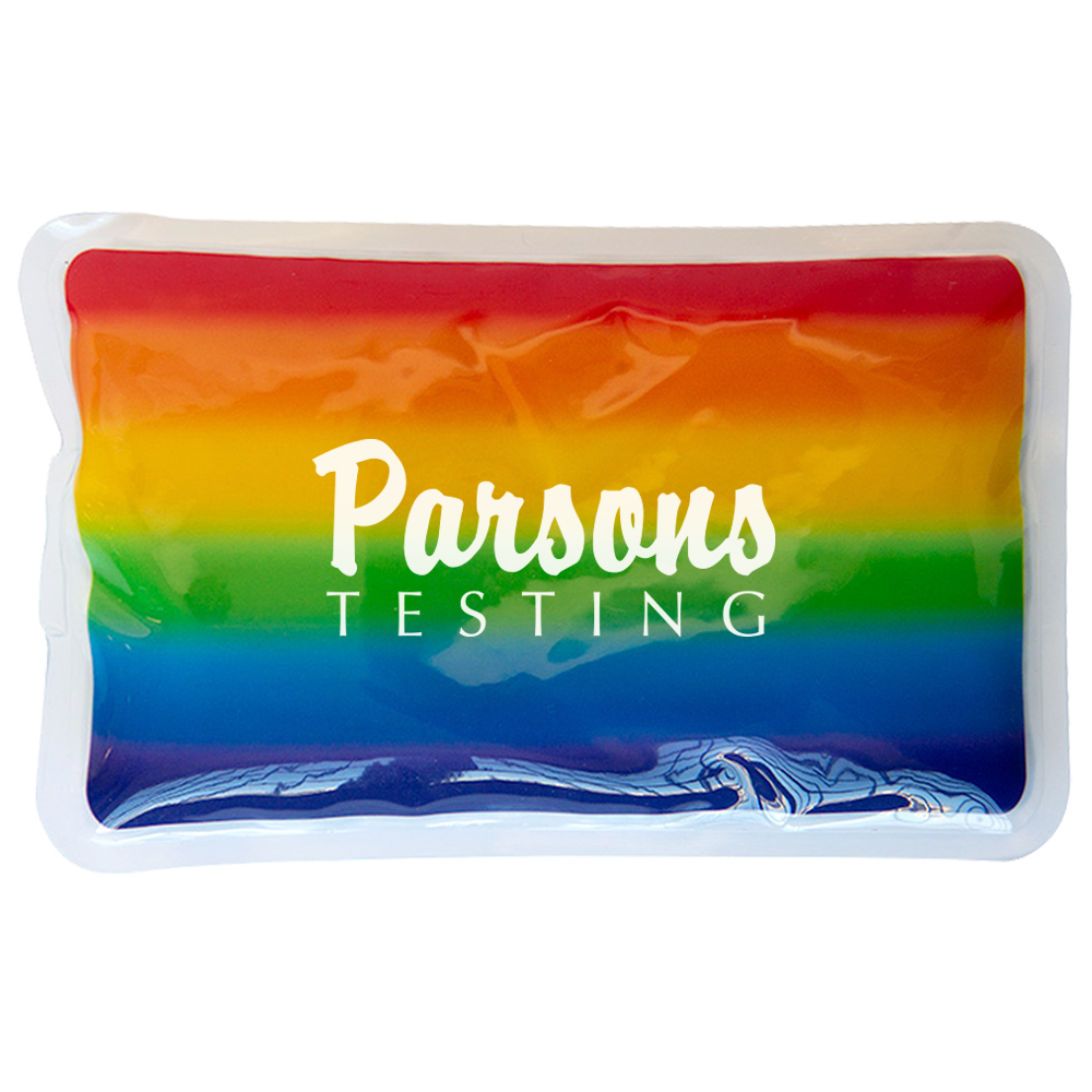 Product Photo 1 Rainbow Rectangle Gel Beads Hot & Cold Pack
