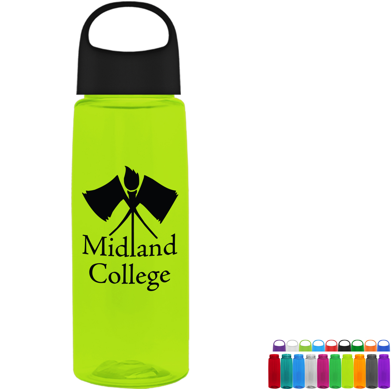 Product Photo 1 Tritan Fair Bottle w/ Oval Crest Lid, 26oz.