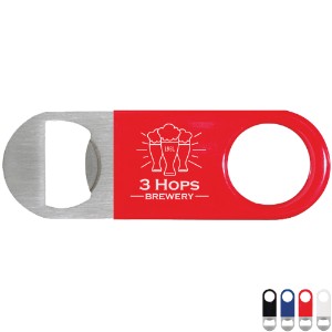 Short Paddle Vinyl Wrapped Bottle Opener - GO1490
