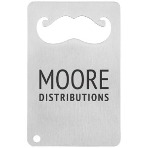 Mustache Credit Card Bottle Opener - GO1505