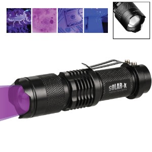 Tactical Blacklight Ultraviolet LED Flashlight - GO1585