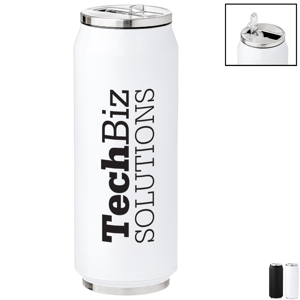Product Photo 1 Cola Can Double Wall Vacuum Insulated Stainless Steel Bottle, 18oz.