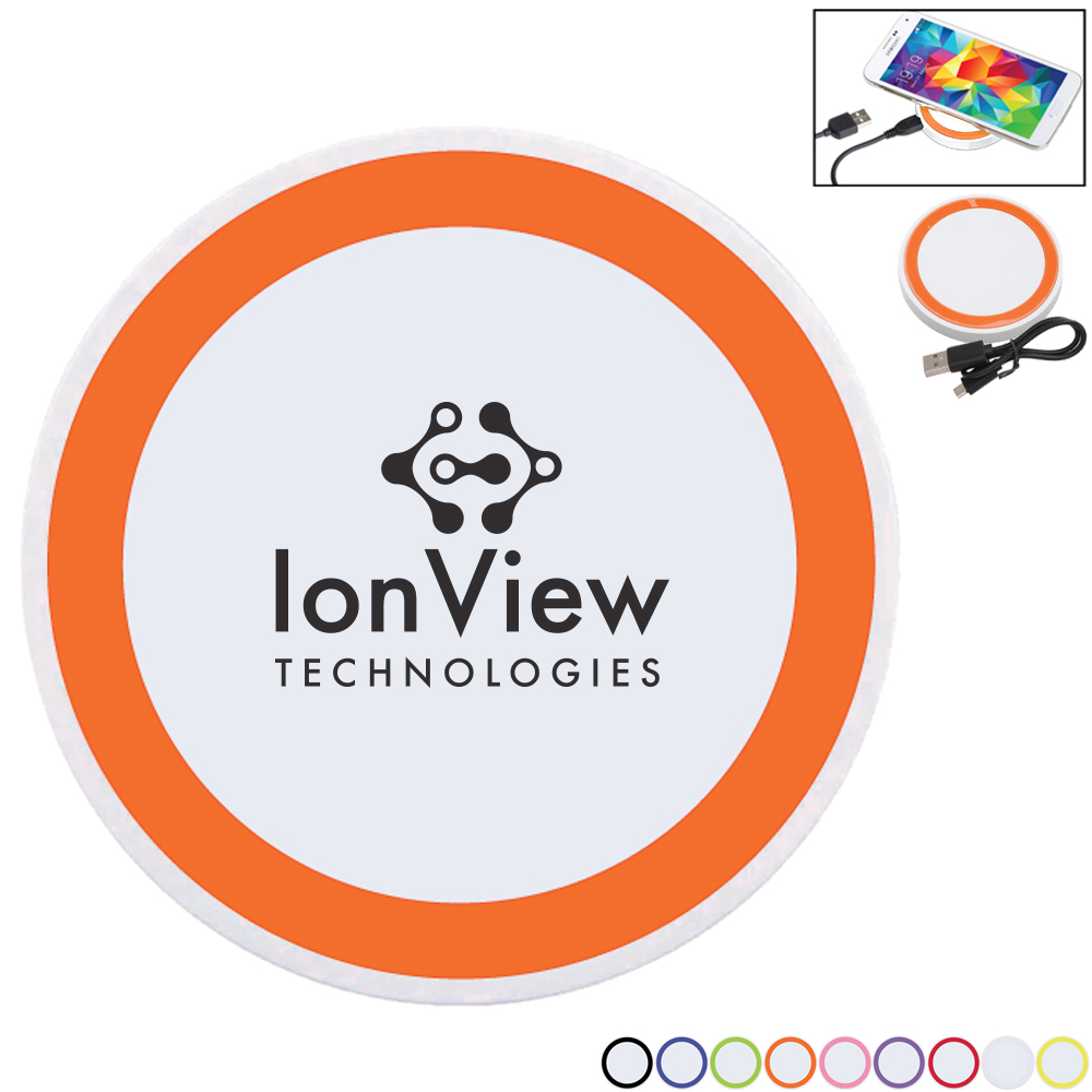 Product Photo 1 White Puck Qi Wireless Charging Pad