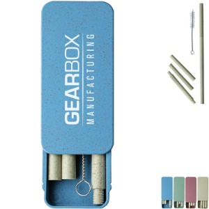 Wheat Straw Box Set w/ Cleaning Brush - WB1900