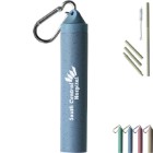 Photo 13 Wheat Straw Keychain Set w/ Cleaning Brush