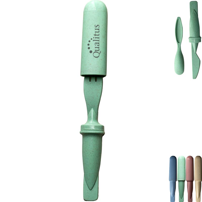 Product Photo 1 Wheat Straw Travel Utensil Set