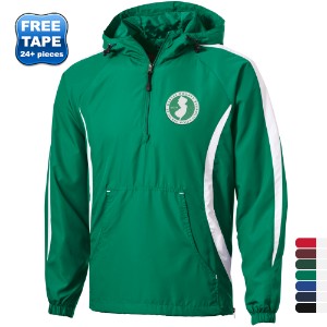 Sport-Tek® Colorblock Raglan Polyester Unisex Anorak - WJ6003