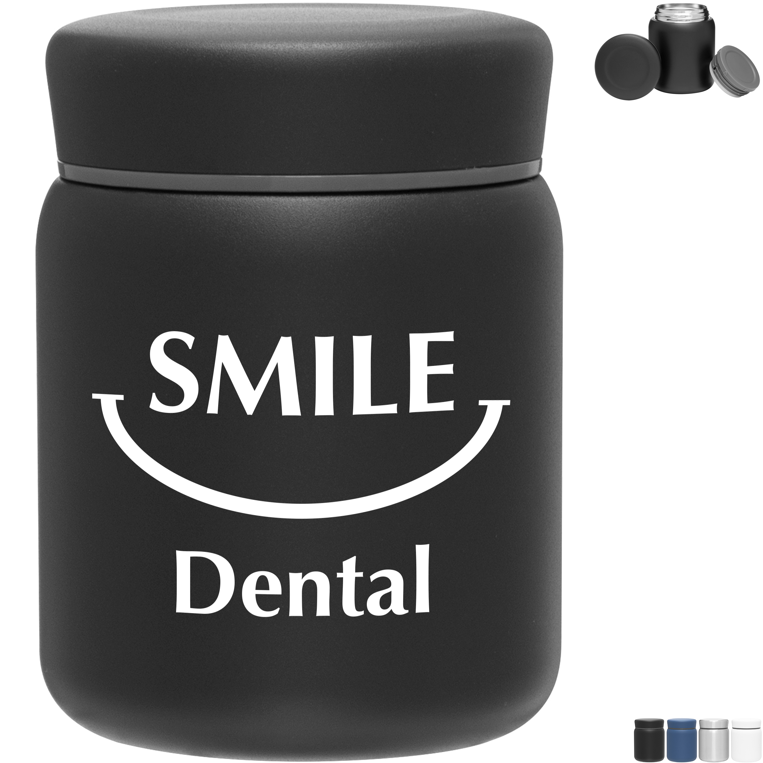 Product Photo 1 h2go Essen Stainless Steel Thermal Food Container, 16.9oz.