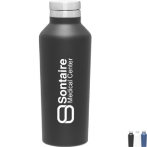 h2go Manhattan Stainless Steel Bottle, 16.9oz. - TE3505