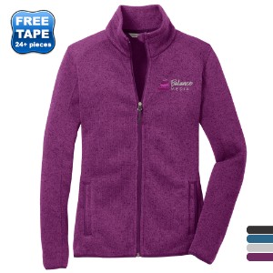 Port Authority® Sweater Fleece Ladies' Jacket - WJ6017