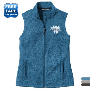 Port Authority® Sweater Fleece Ladies' Vest - WJ6019