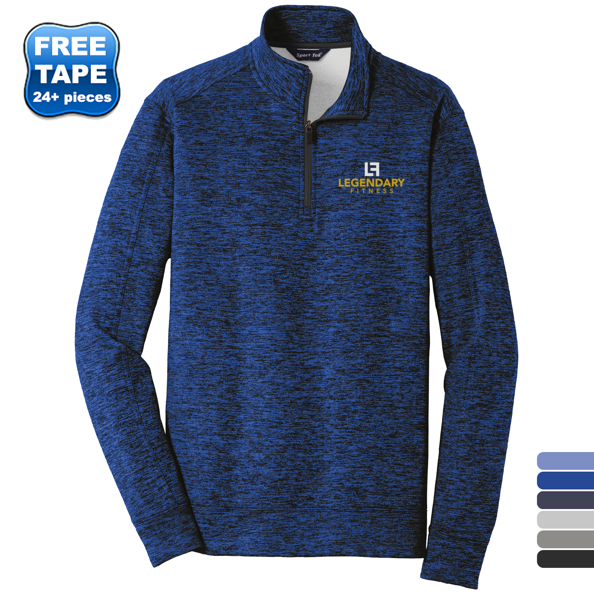 Product Photo 1 Sport-Tek® PosiCharge® Electric Heather Fleece Men's 1/4 Zip Pullover