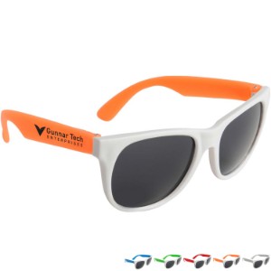 Neon Sunglasses w/ White Frame - EV2113