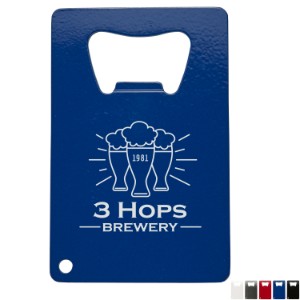 Stainless Steel Credit Card Bottle Opener - EV2120