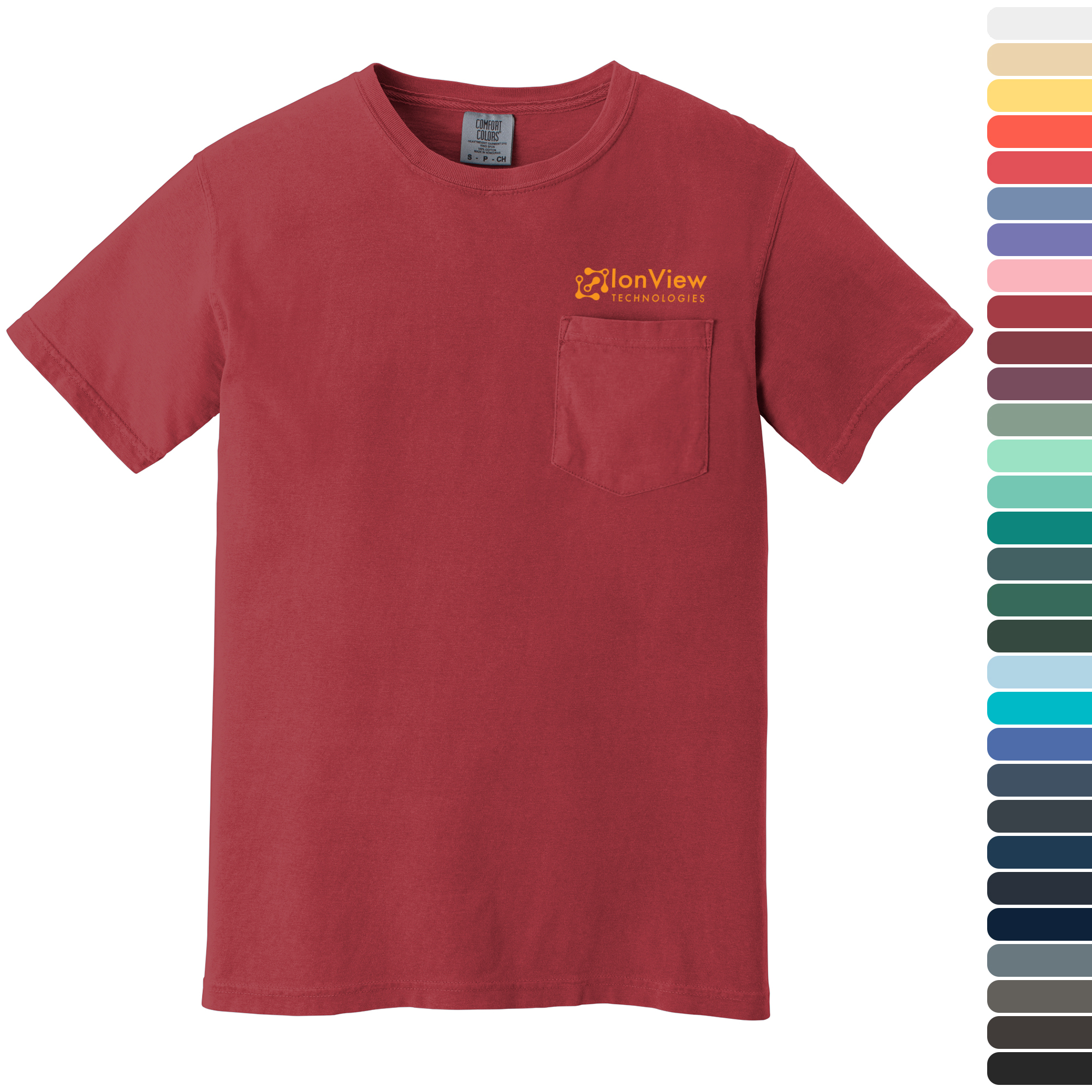 Product Photo 1 Comfort Colors® Heavyweight Ring Spun Cotton Unisex Pocket Tee