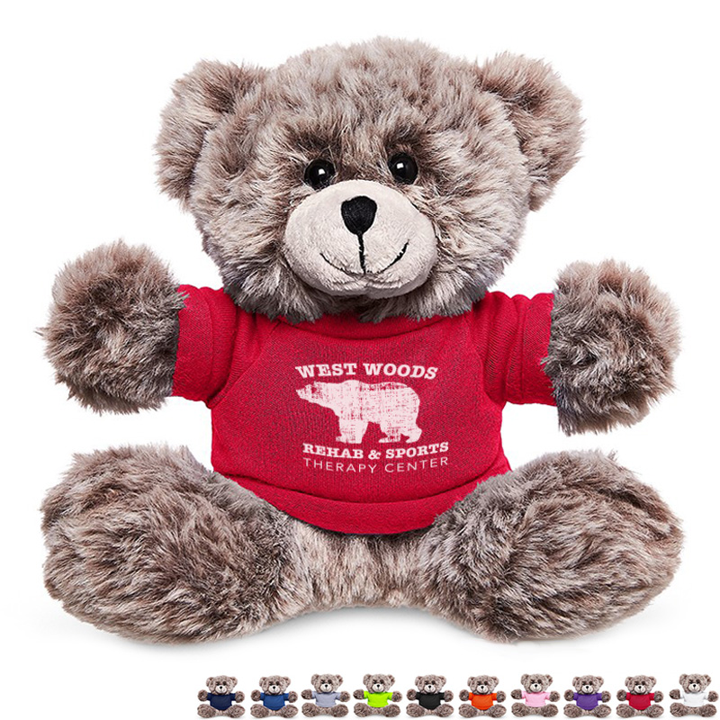 Product Photo 1 Soft Plush Bear with T-Shirt, 7"